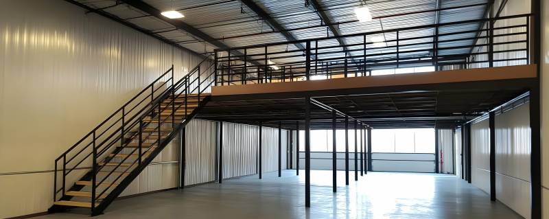 Travaux de métallerie sur mesure à Lyon pour la construction d'une mezzanine en acier